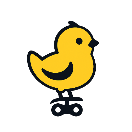 Chicken Lane — chick emblem